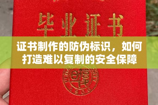 黔西南证书制作的防伪标识，如何打造难以复制的安全保障