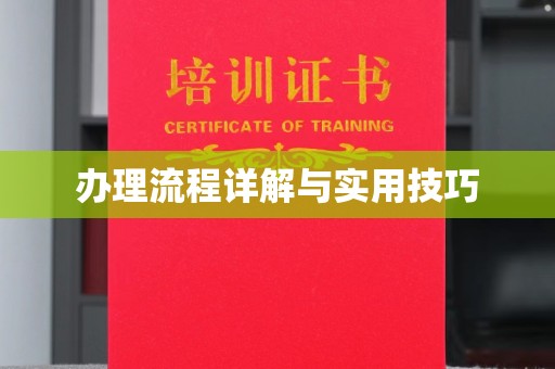 黔西南办理流程详解与实用技巧