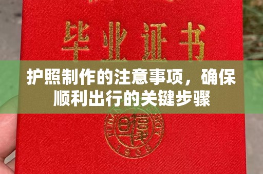 黔西南护照制作的注意事项，确保顺利出行的关键步骤