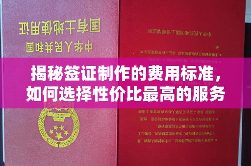 黔西南揭秘签证制作的费用标准，如何选择性价比最高的服务？