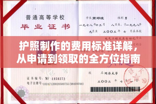 黔西南护照制作的费用标准详解，从申请到领取的全方位指南