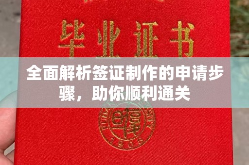 黔西南全面解析签证制作的申请步骤，助你顺利通关